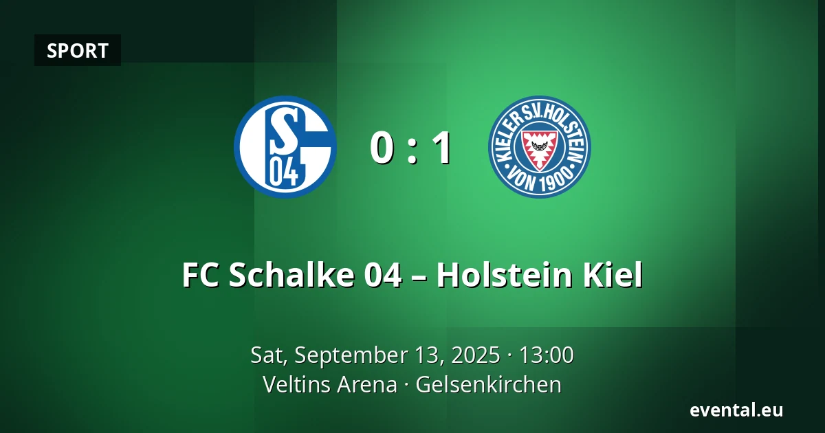 FC Schalke 04 – Holstein Kiel — Veltins Arena, Gelsenkirchen