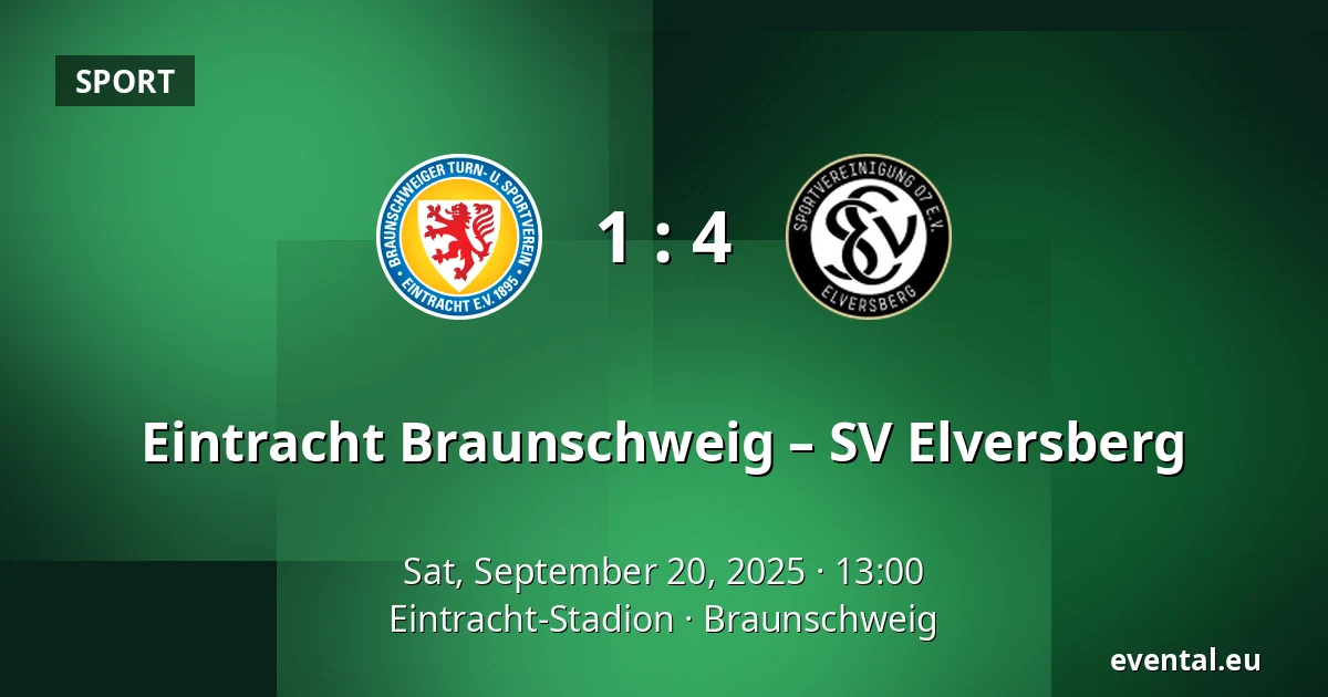 Eintracht Braunschweig – SV Elversberg — Eintracht-Stadion, Braunschweig