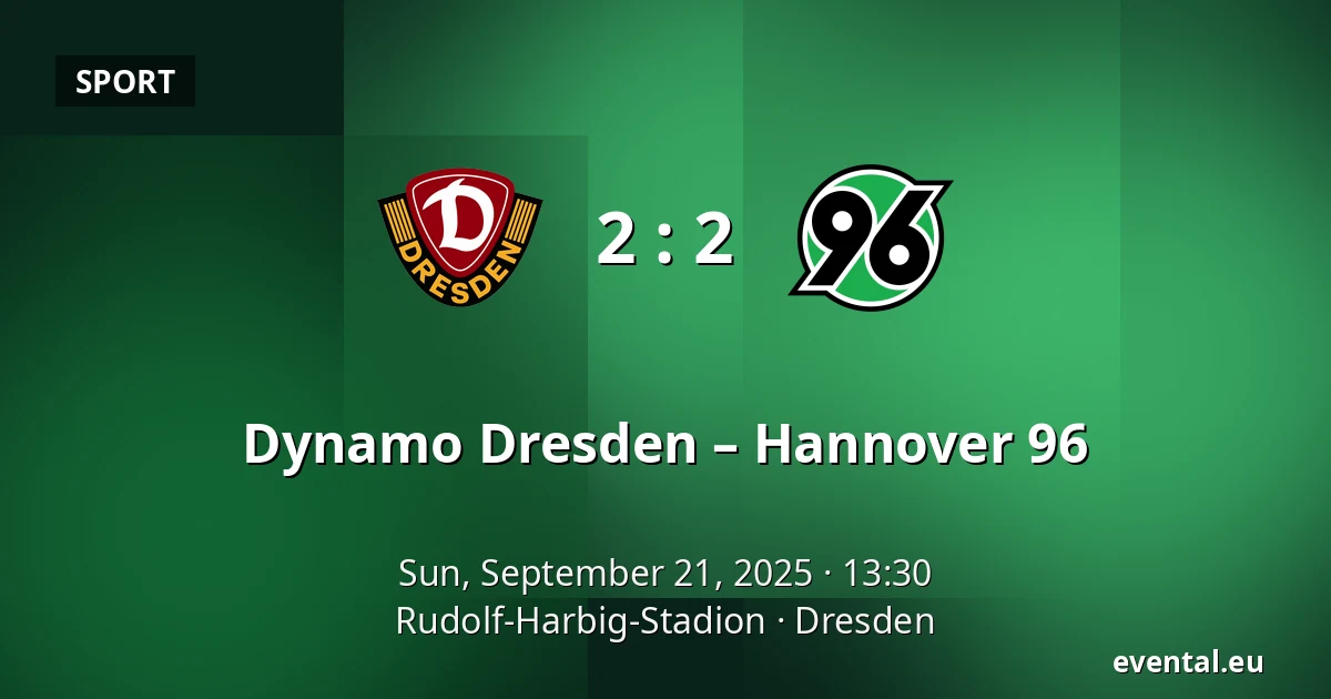 Dynamo Dresden – Hannover 96 — Rudolf-Harbig-Stadion, Dresden
