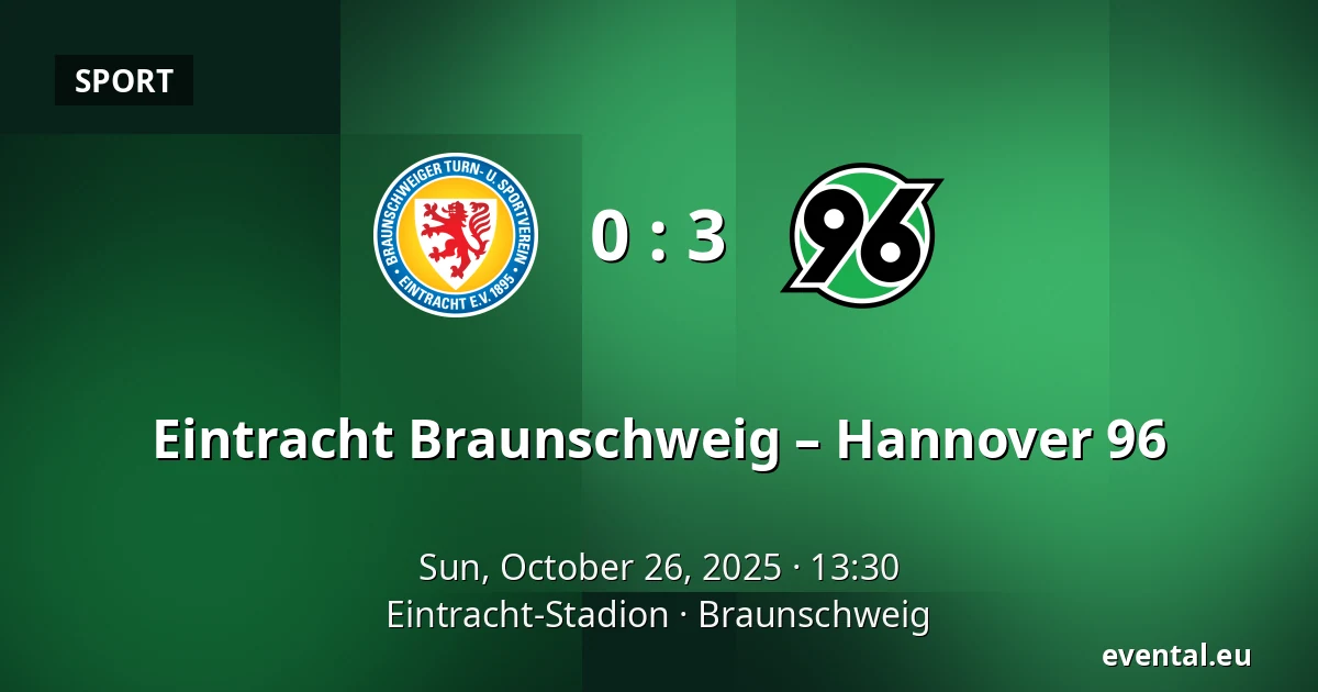 Eintracht Braunschweig – Hannover 96 — Eintracht-Stadion, Braunschweig