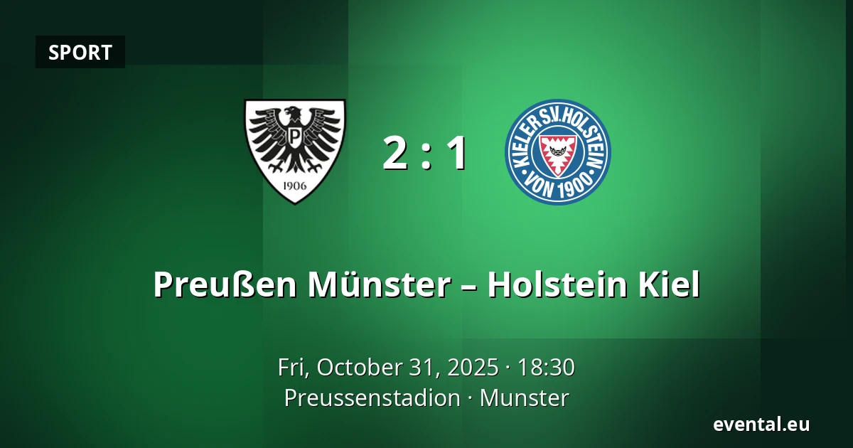 Preußen Münster – Holstein Kiel — Preussenstadion, Munster