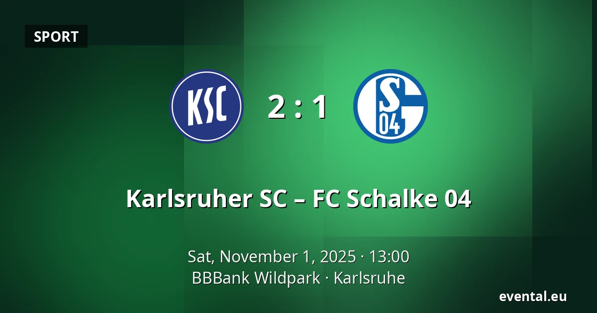 Karlsruher SC – FC Schalke 04 — BBBank Wildpark, Karlsruhe