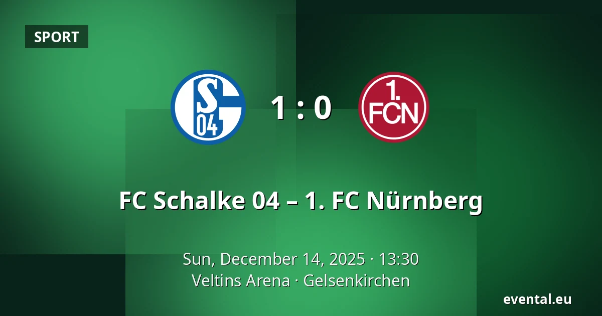 FC Schalke 04 – 1. FC Nürnberg — Veltins Arena, Gelsenkirchen