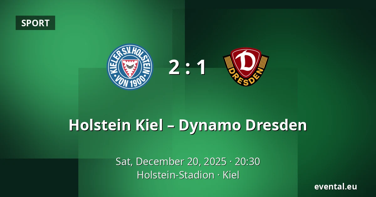 Holstein Kiel – Dynamo Dresden — Holstein-Stadion, Kiel