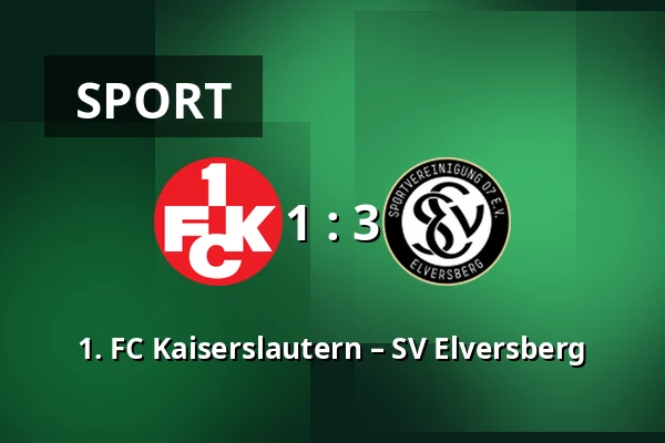 1. FC Kaiserslautern – SV Elversberg — Fritz Walter Stadion, Kaiserslautern
