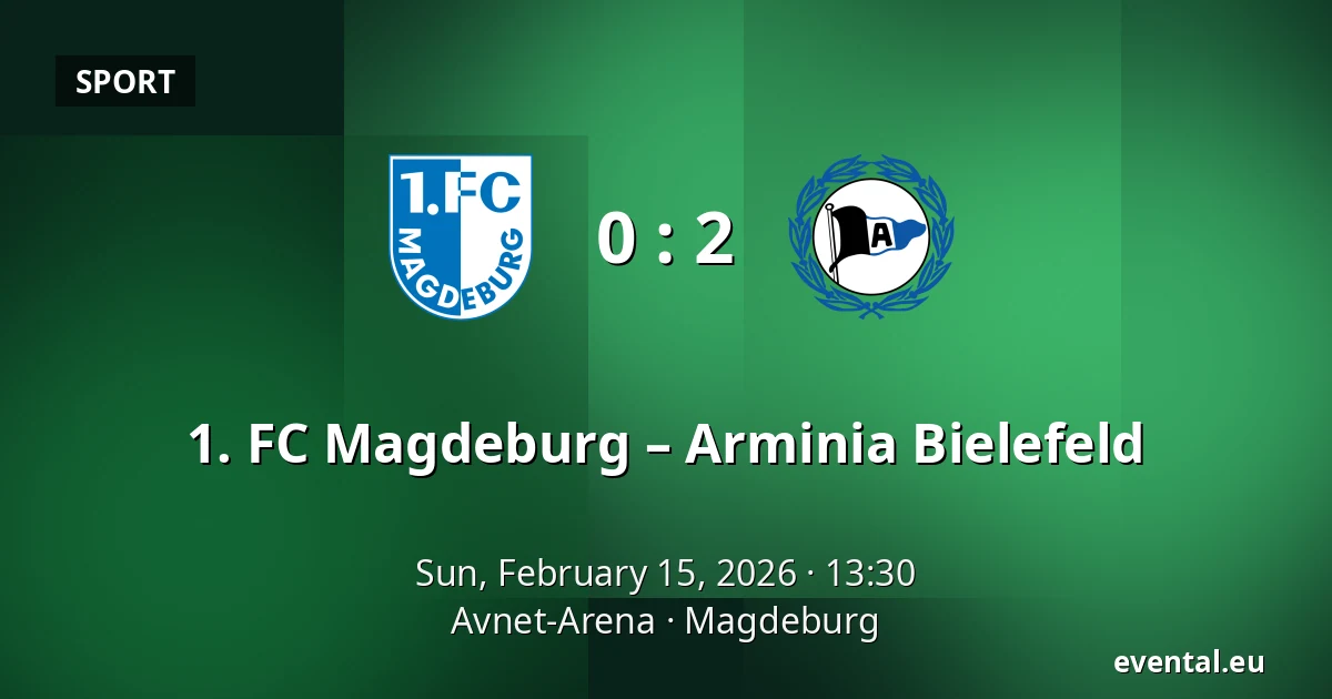 1. FC Magdeburg – Arminia Bielefeld — Avnet-Arena, Magdeburg