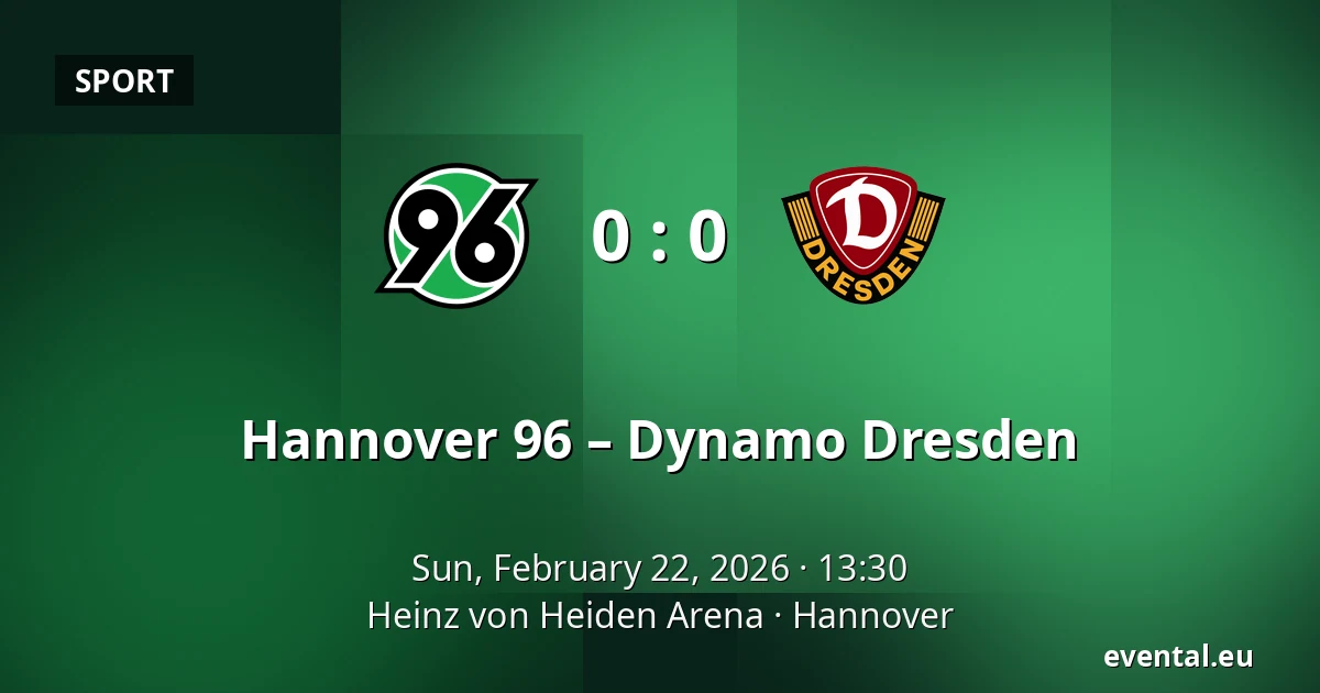 Hannover 96 – Dynamo Dresden — Heinz-von-Heiden-Arena, Hannover