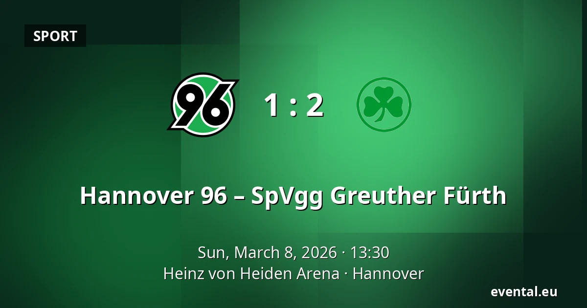 Hannover 96 – SpVgg Greuther Fürth — Heinz von Heiden Arena, Hannover
