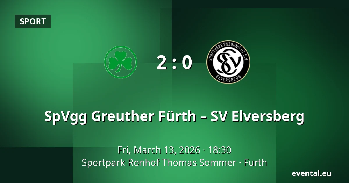SpVgg Greuther Fürth – SV Elversberg — Sportpark Ronhof Thomas Sommer, Furth