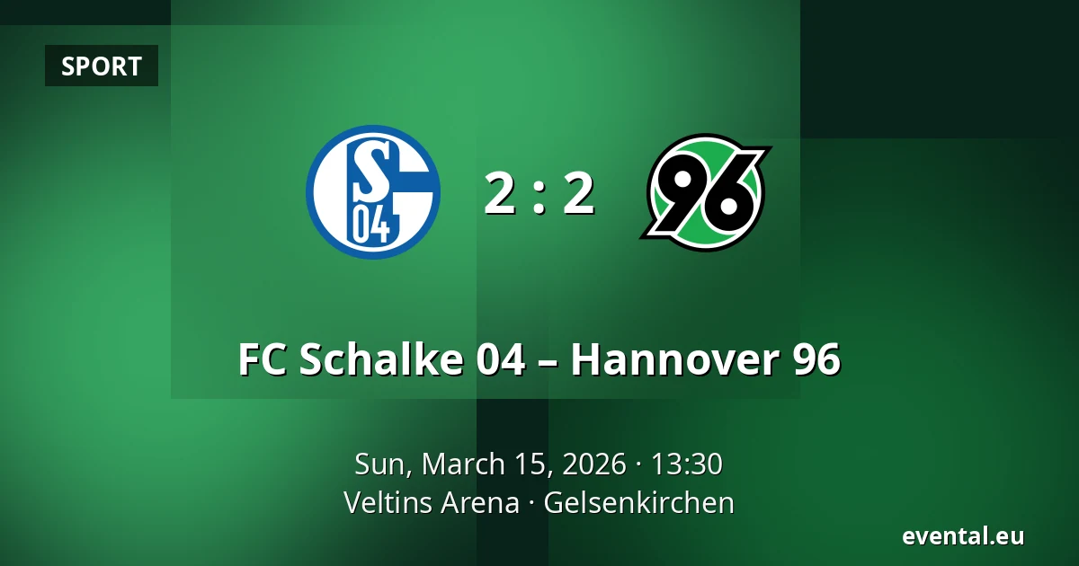 FC Schalke 04 – Hannover 96 — Veltins Arena, Gelsenkirchen