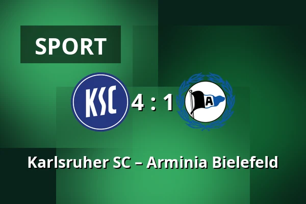 Karlsruher SC – Arminia Bielefeld — BBBank Wildpark, Karlsruhe