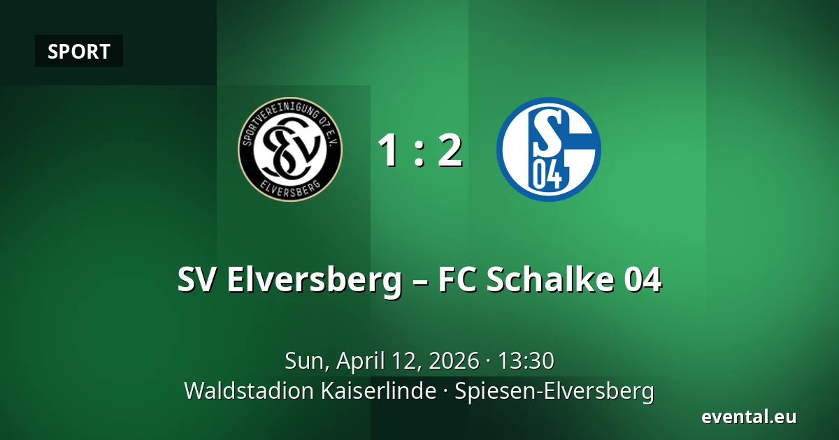 SV Elversberg – FC Schalke 04 — Waldstadion Kaiserlinde, Spiesen-Elversberg
