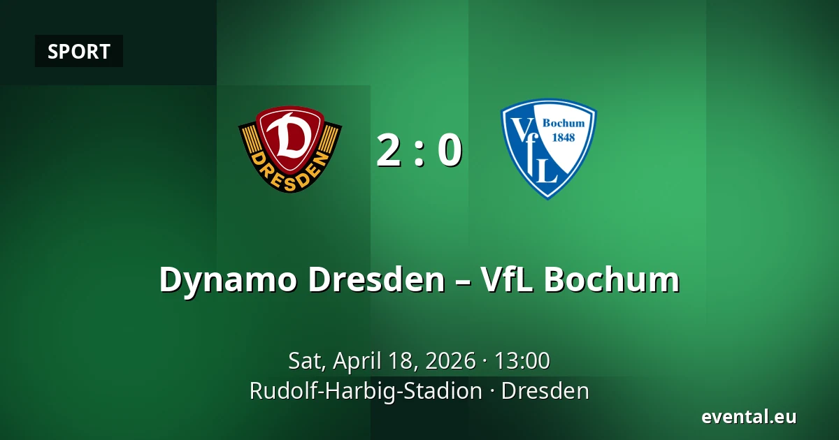 Dynamo Dresden – VfL Bochum — Rudolf-Harbig-Stadion, Dresden
