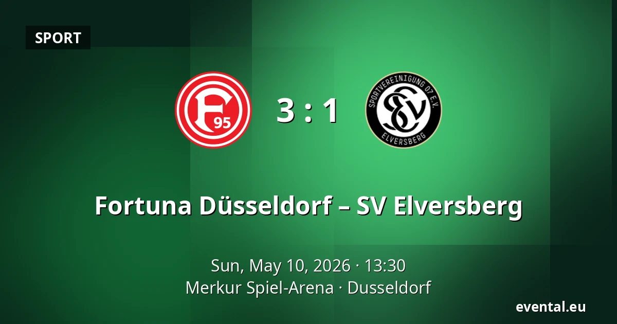 Fortuna Düsseldorf – SV Elversberg — Merkur Spiel-Arena, Dusseldorf