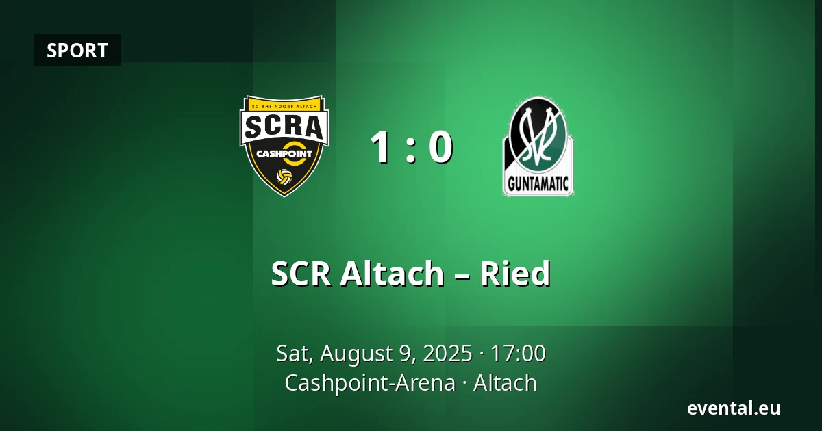 SCR Altach – Ried — Cashpoint-Arena, Altach
