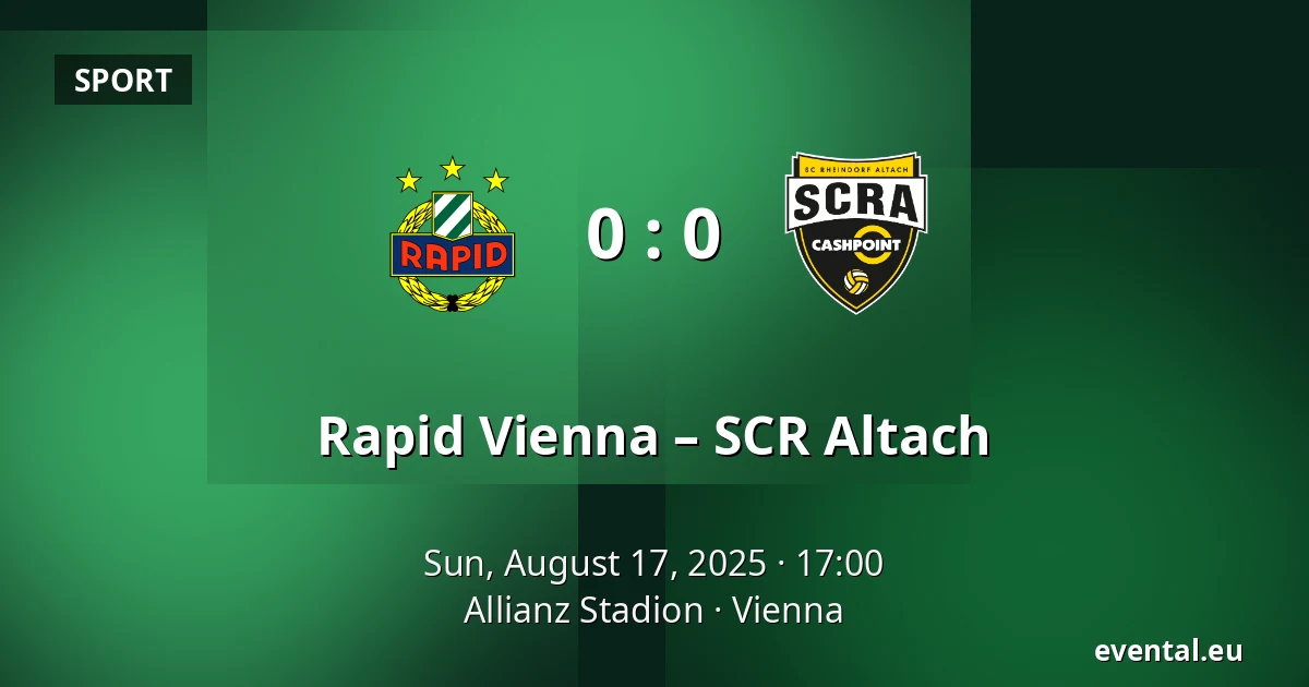Rapid Vienna – SCR Altach — Allianz Stadion, Vienna
