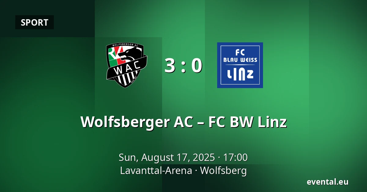 Wolfsberger AC – FC BW Linz — Lavanttal-Arena, Wolfsberg