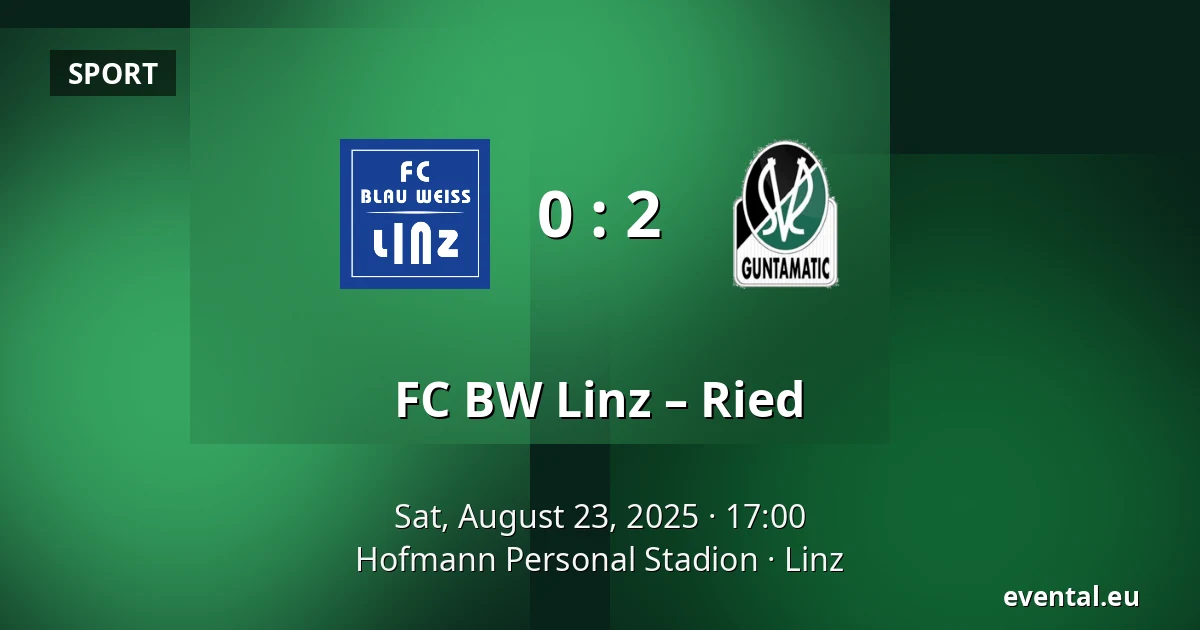 FC BW Linz – Ried — Hofmann Personal Stadion, Linz