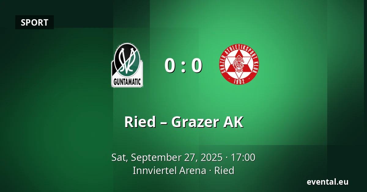 Ried – Grazer AK — Innviertel Arena, Ried