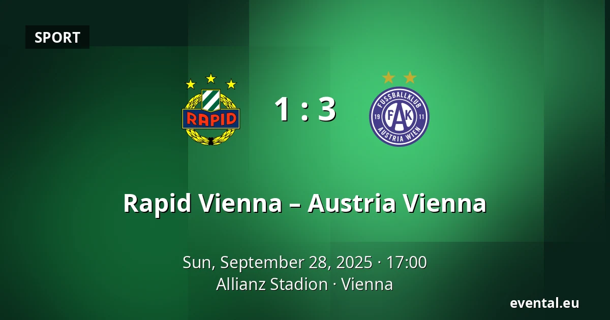 Rapid Vienna – Austria Vienna — Allianz Stadion, Vienna