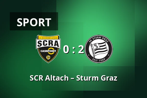 SCR Altach – Sturm Graz — Cashpoint-Arena, Altach