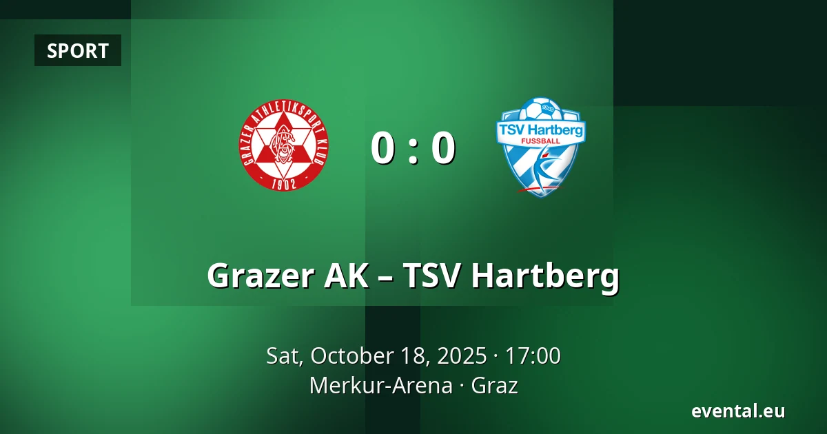 Grazer AK – TSV Hartberg — Merkur-Arena, Graz