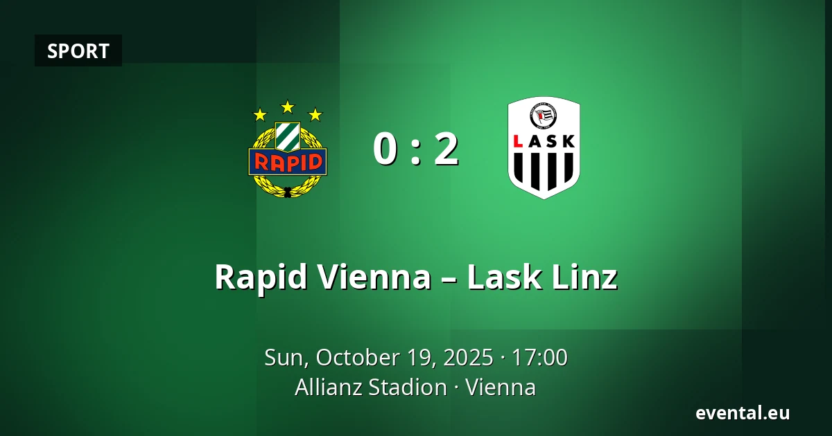 Rapid Vienna – Lask Linz — Allianz Stadion, Vienna