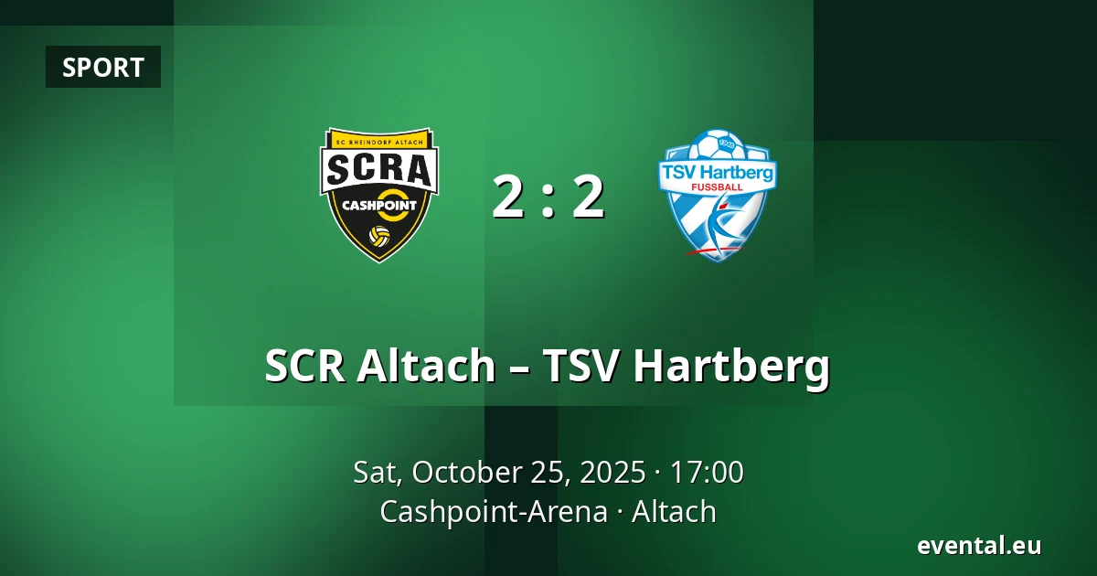 SCR Altach – TSV Hartberg — Cashpoint-Arena, Altach
