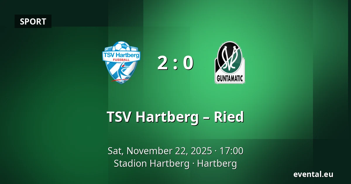 TSV Hartberg – Ried — Stadion Hartberg, Hartberg