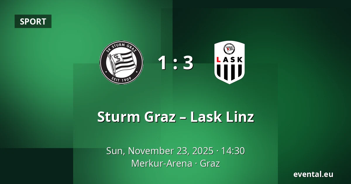 Sturm Graz – Lask Linz — Merkur-Arena, Graz