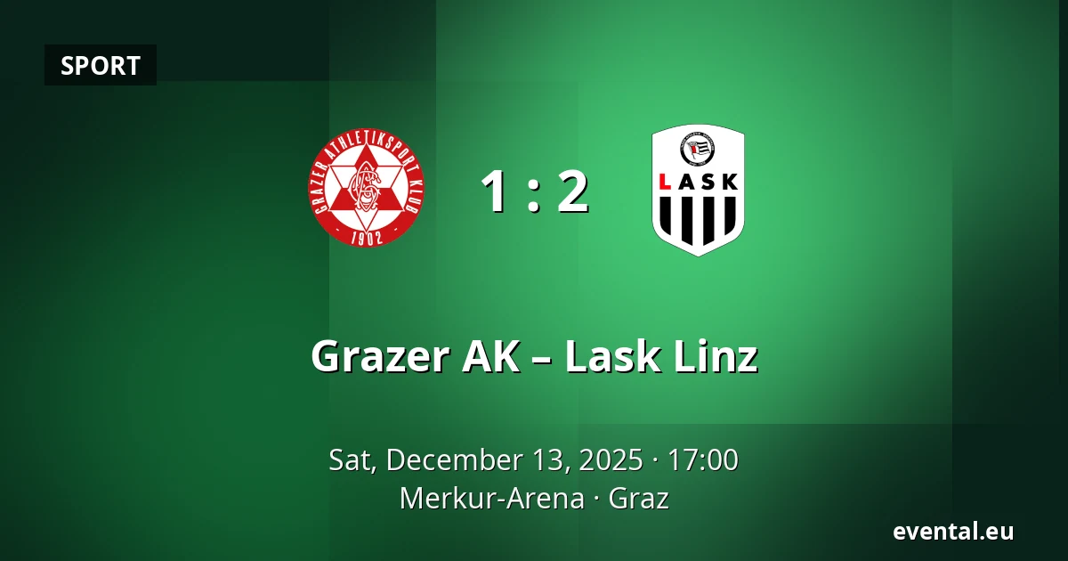 Grazer AK – Lask Linz — Merkur-Arena, Graz