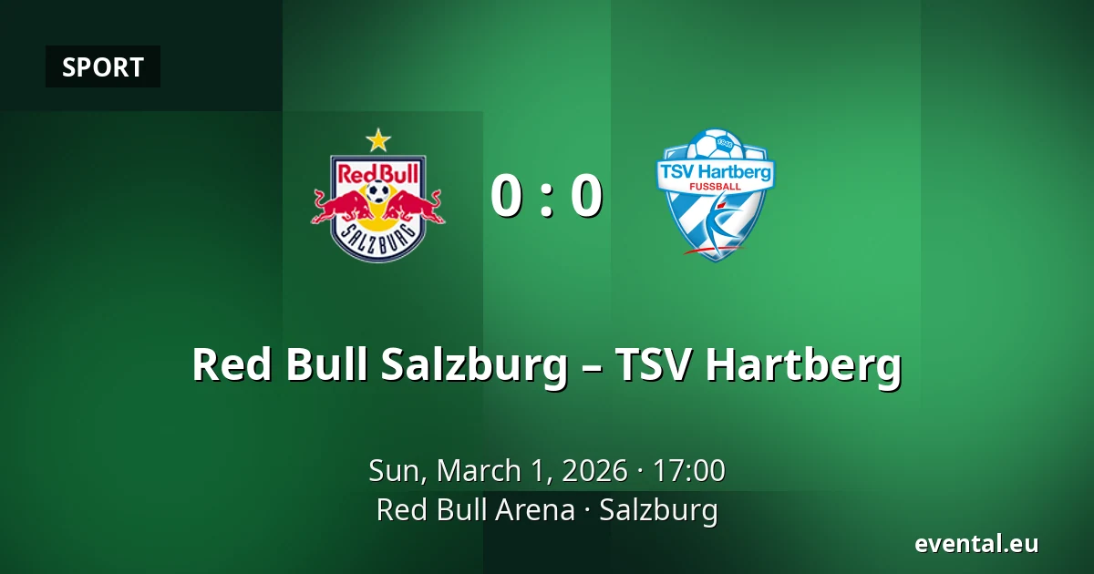 Red Bull Salzburg – TSV Hartberg — Red Bull Arena, Salzburg