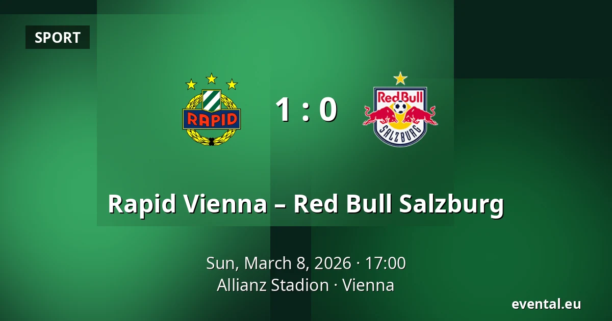 Rapid Vienna – Red Bull Salzburg — Allianz Stadion, Vienna