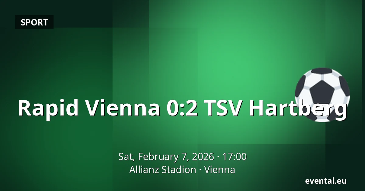 Rapid Vienna - TSV Hartberg — Allianz Stadion, Vienna