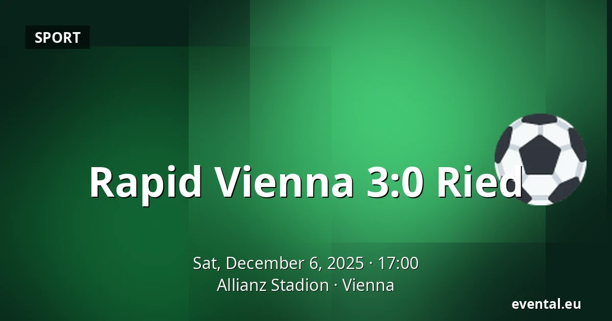 Rapid Vienna - Ried — Allianz Stadion, Vienna