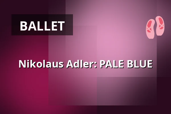 Nikolaus Adler: PALE BLUE — WUK, Vienna