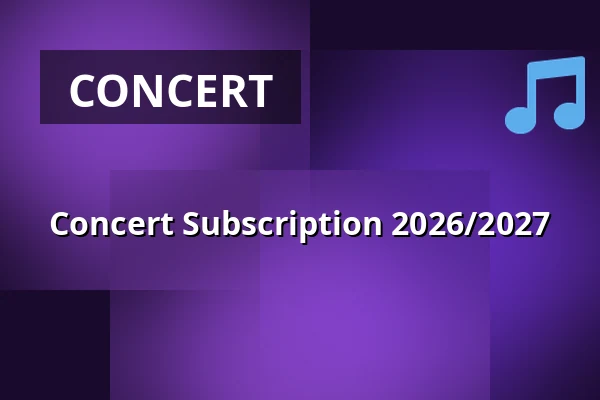 Concert Subscription 2026/2027 — Bürgerhaus Neuer Markt, Bühl
