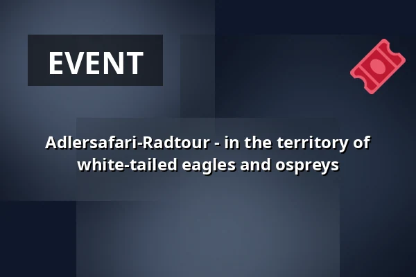 Adlersafari-Radtour - in the territory of white-tailed eagles and ospreys — Haus des Gastes Waren (Müritz), Waren
