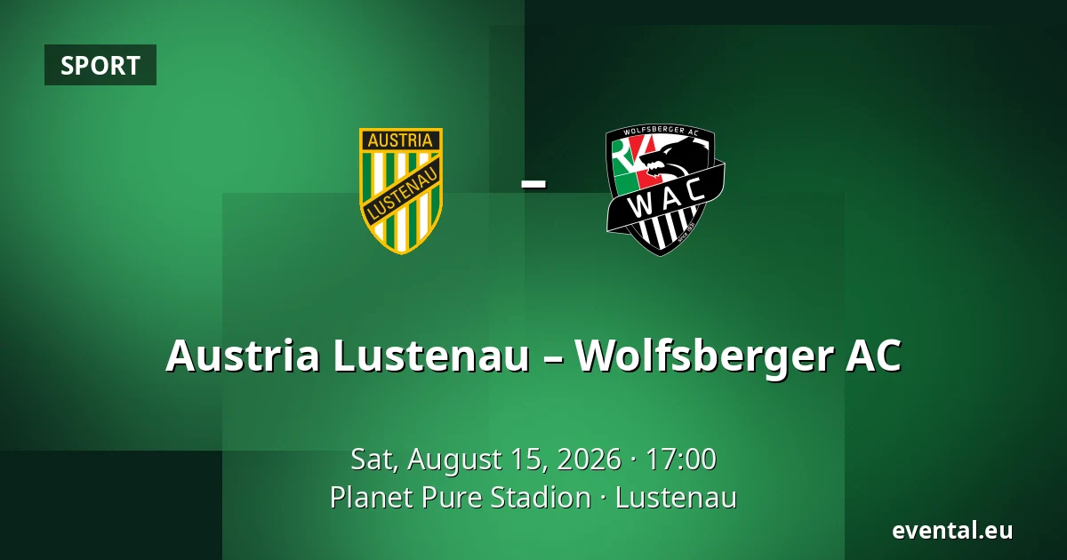 Austria Lustenau - Wolfsberger AC — Planet Pure Stadion, Lustenau