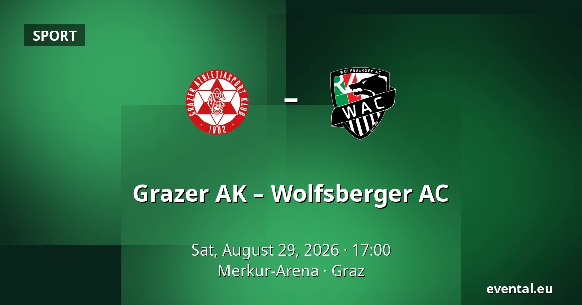 Grazer AK – Wolfsberger AC — Merkur-Arena, Graz