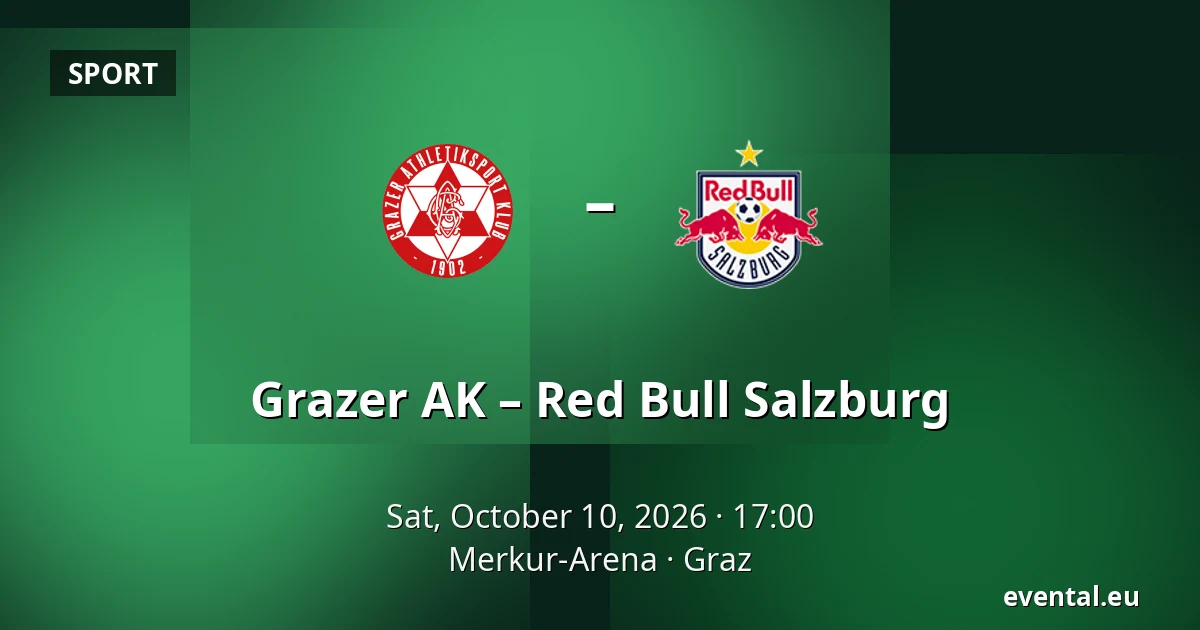 Grazer AK – Red Bull Salzburg — Merkur-Arena, Graz