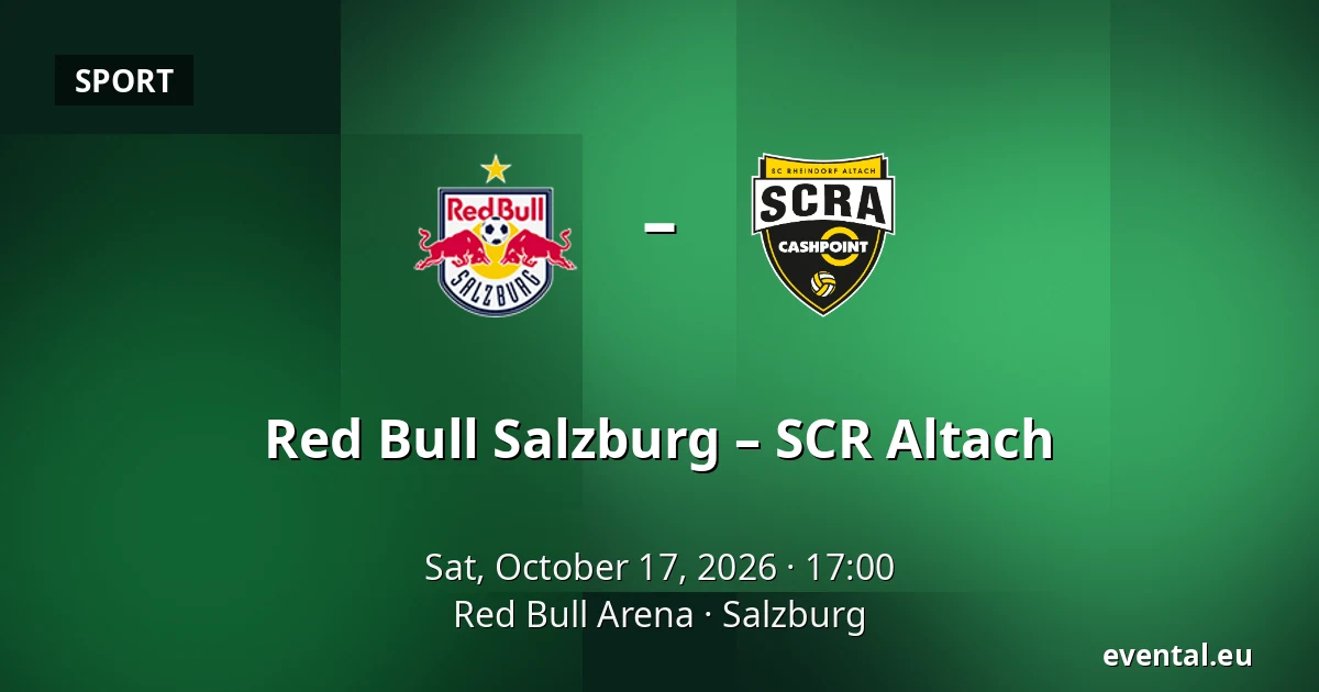 Red Bull Salzburg – SCR Altach — Red Bull Arena, Salzburg