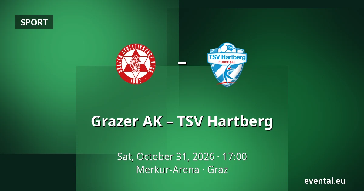 Grazer AK – TSV Hartberg — Merkur-Arena, Graz