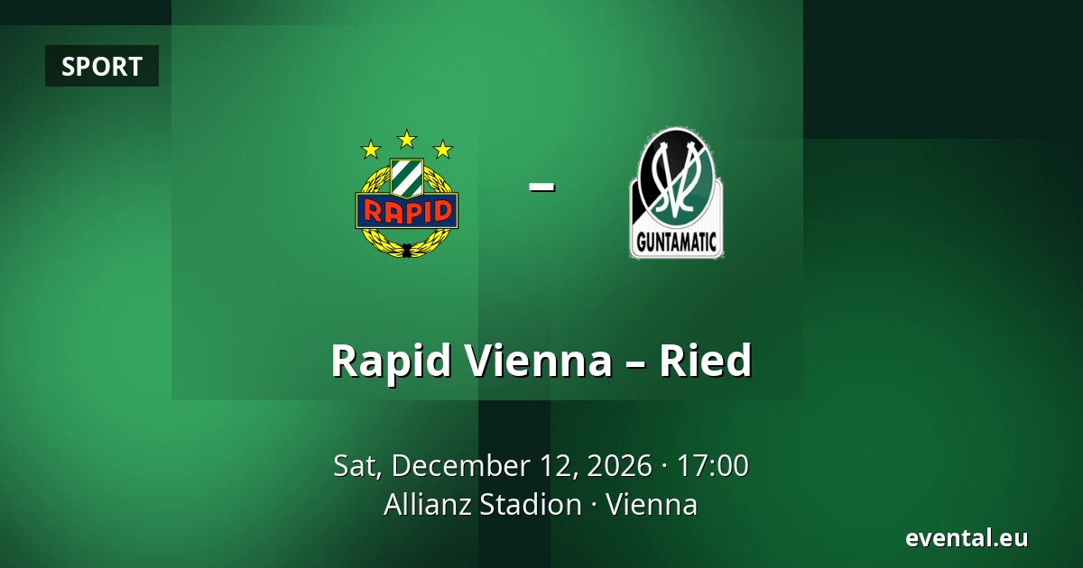 Rapid Vienna – Ried — Allianz Stadion, Vienna