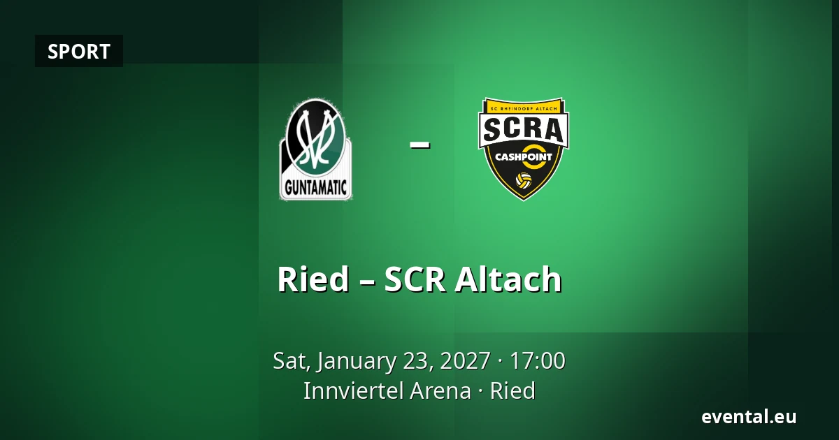 Ried – SCR Altach — Innviertel Arena, Ried
