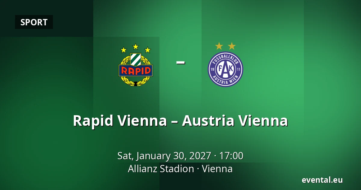 Rapid Vienna – Austria Vienna — Allianz Stadion, Vienna