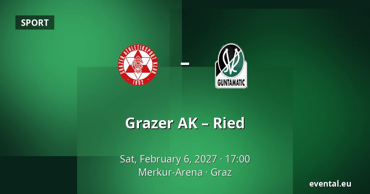 Grazer AK – Ried — Merkur-Arena, Graz