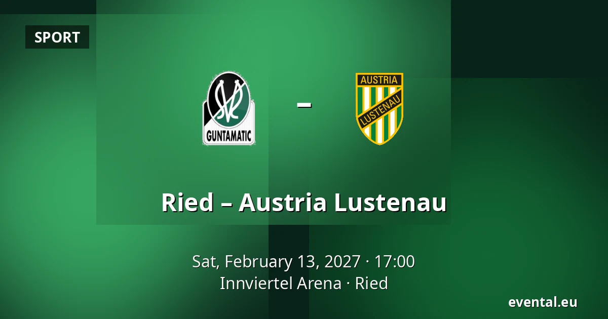 Ried – Austria Lustenau — Innviertel Arena, Ried