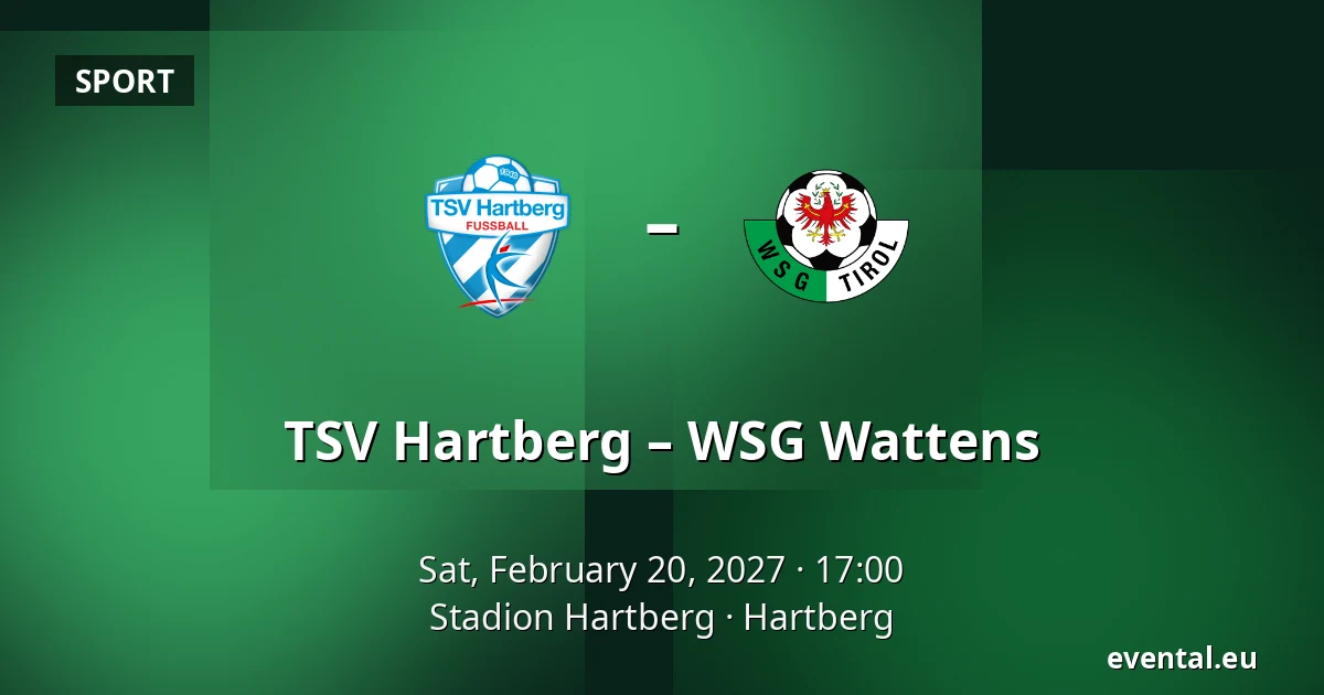 TSV Hartberg – WSG Wattens — Stadion Hartberg, Hartberg