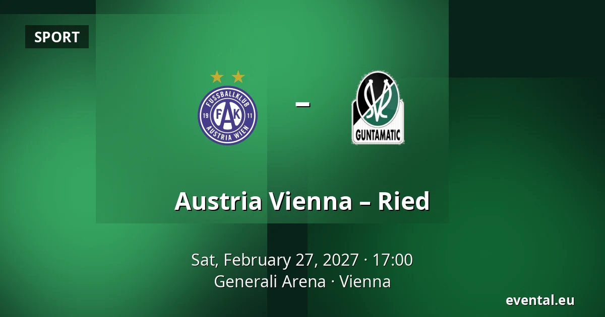 Austria Vienna – Ried — Generali Arena, Vienna